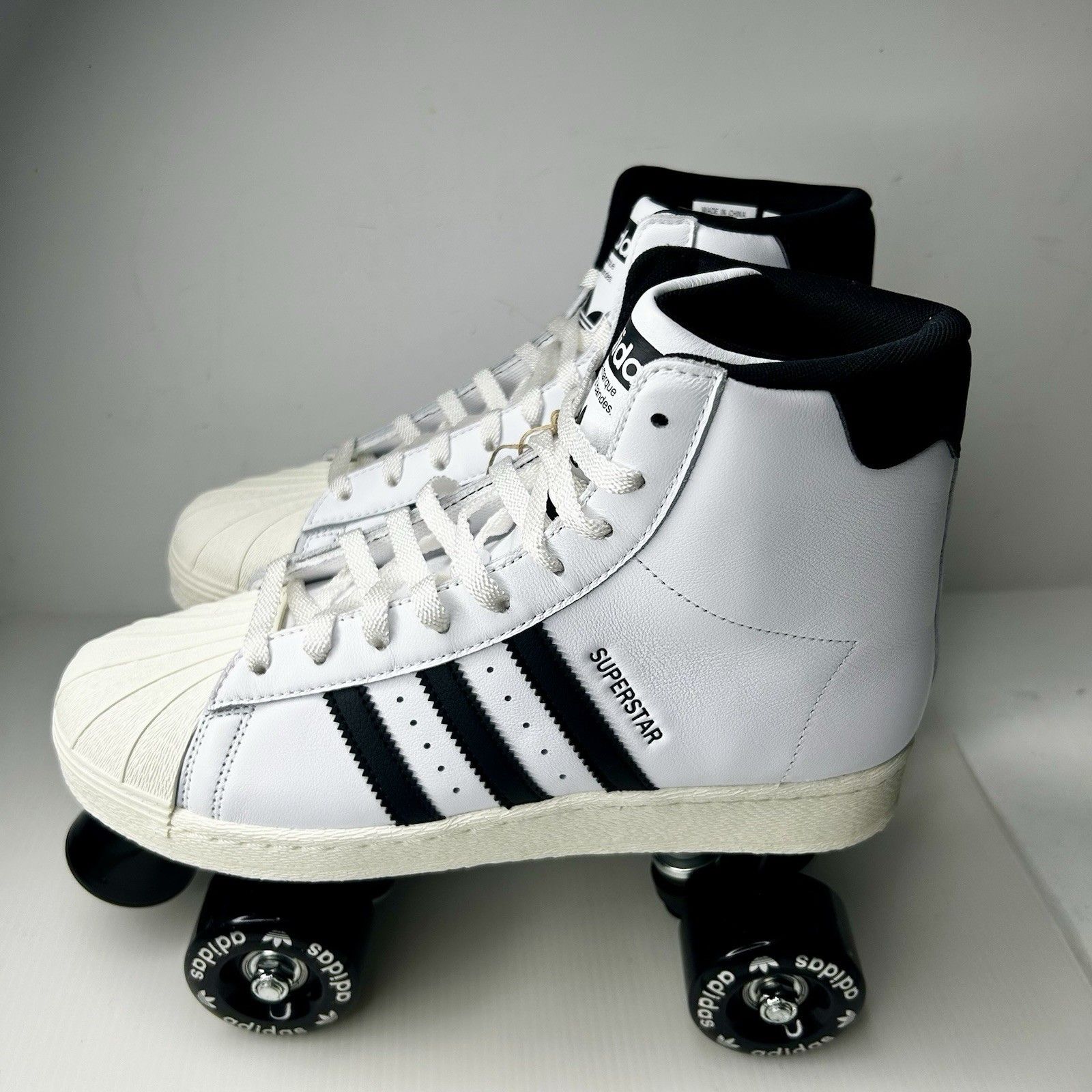 Womens Size 85  Adidas Superstar 82 Skate White Black Brand New